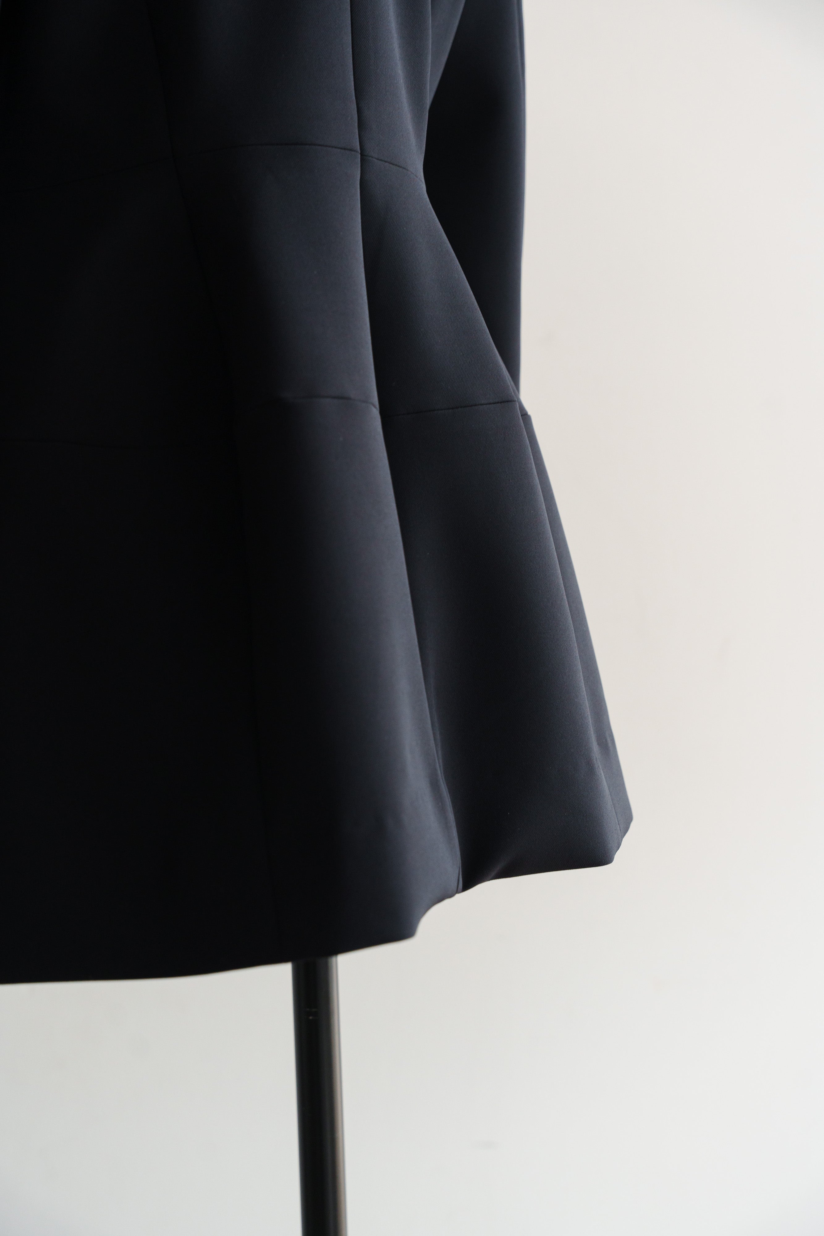 Ruffle 2way Peplum Jacket -Navy – CARLA Ruffle 2way Peplum Jacket -Navy – CARLA