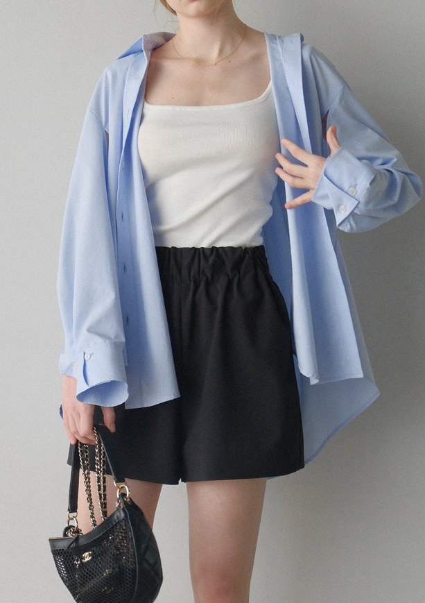 撥水 Otona short pants / Black