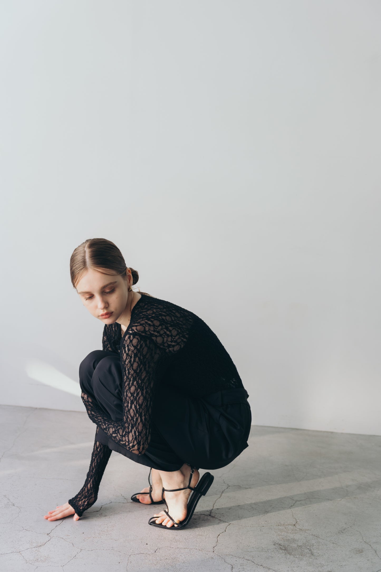 Lace body suit - Black