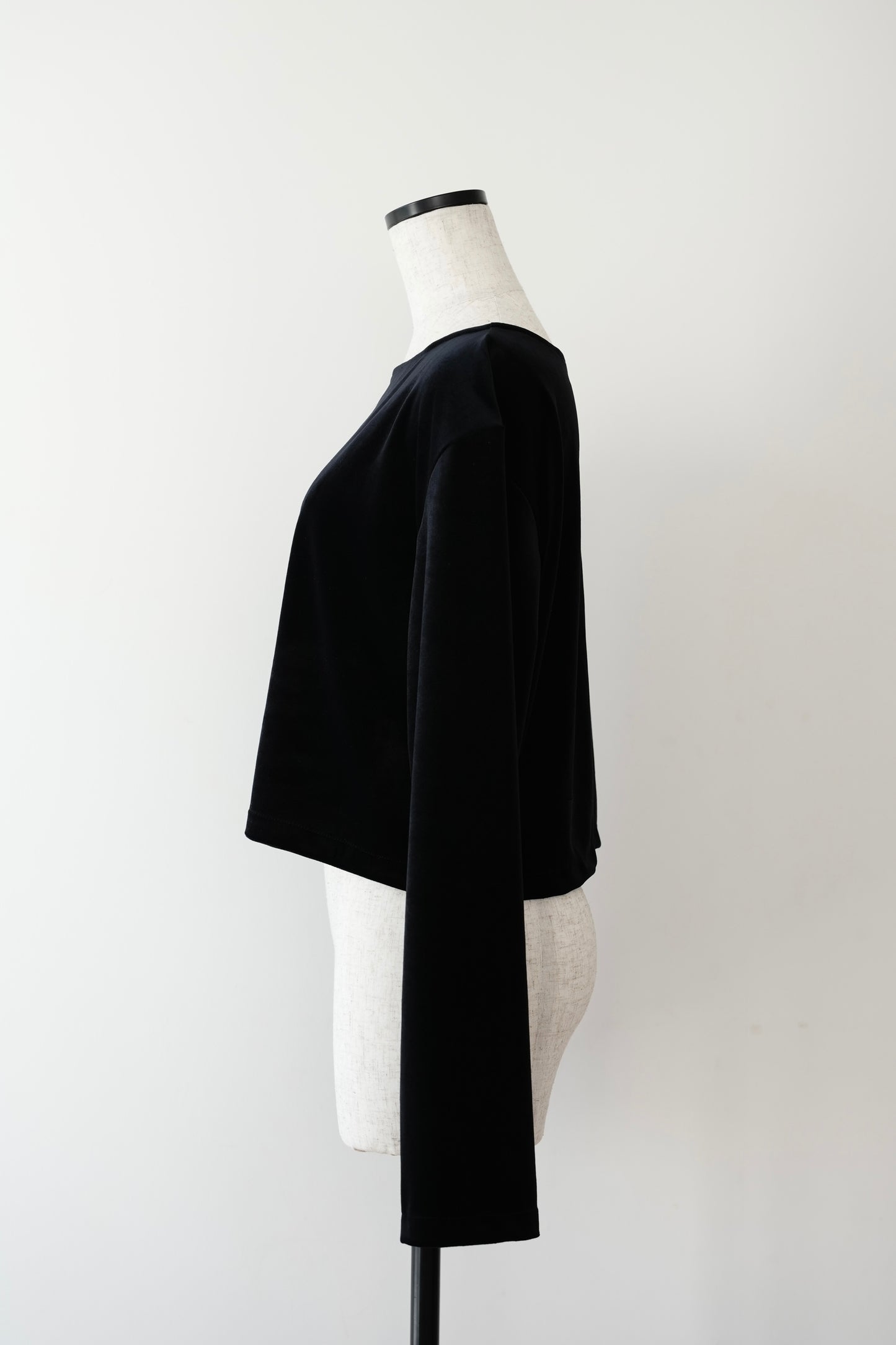 【予約】Konare velour tops (Black)