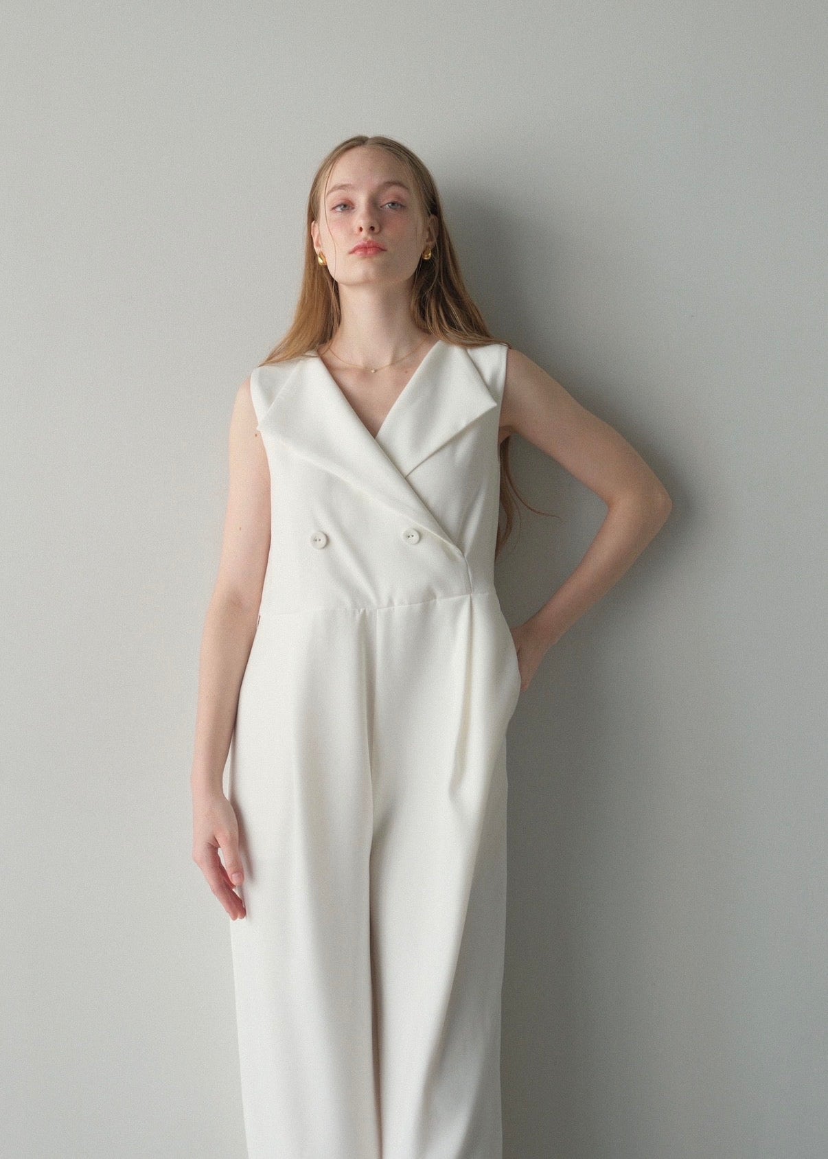 Lady handsome all-in-one / White