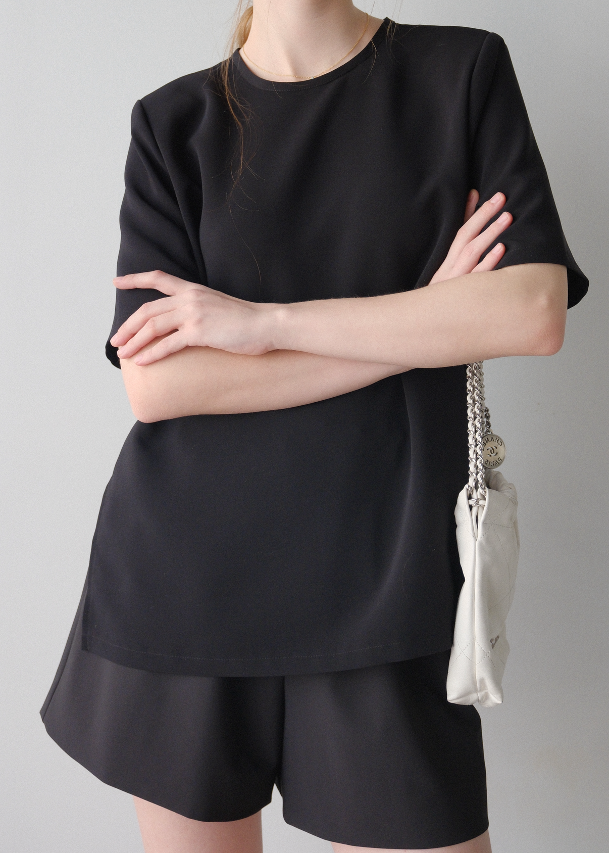 撥水 Otona short pants / Black