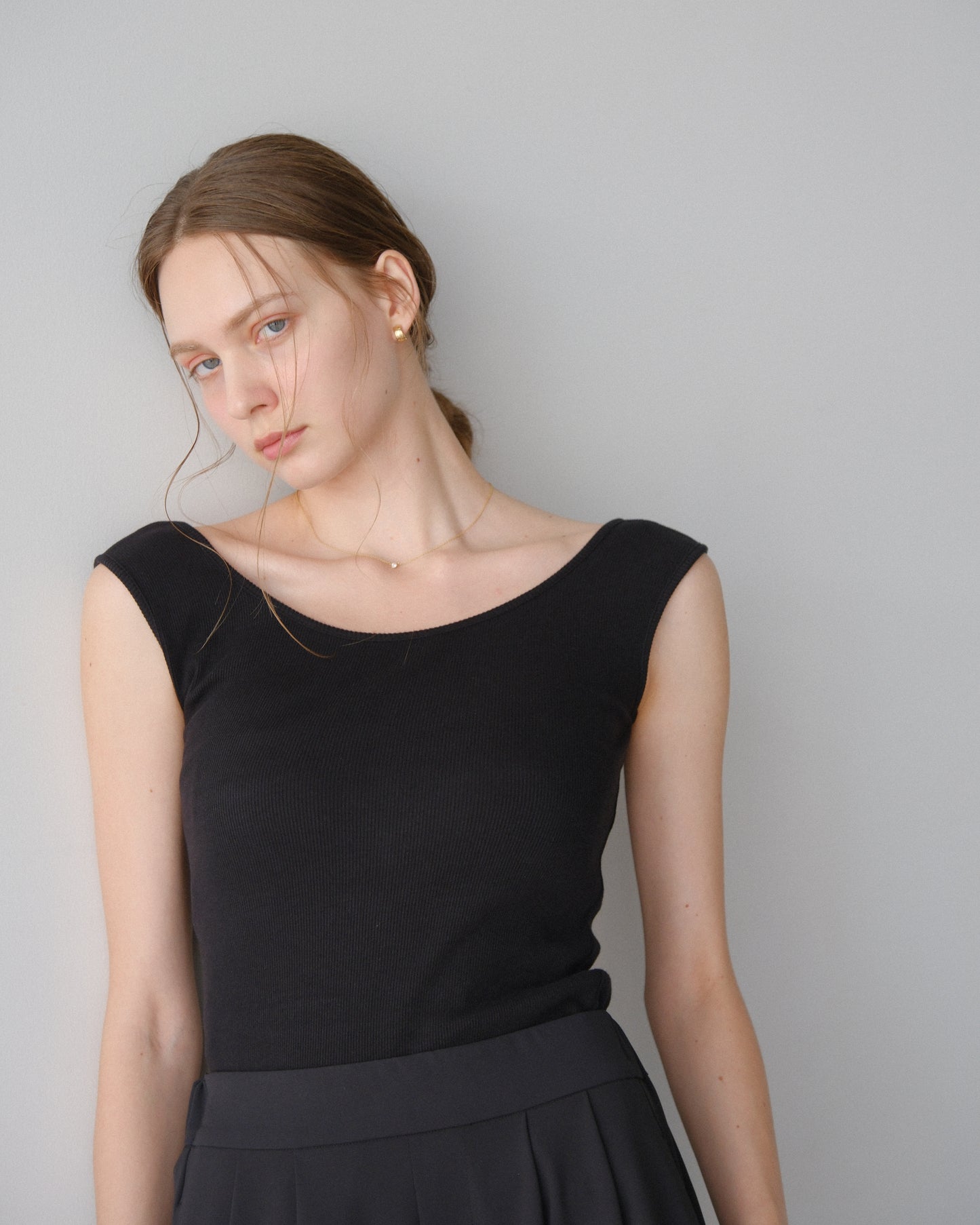 2way Thank top - black