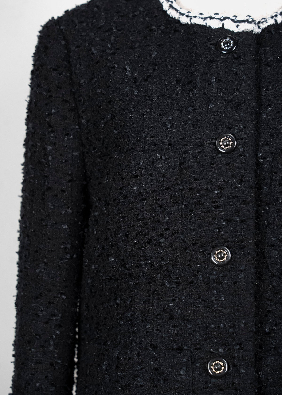 CARLA Tweed jacket / Black