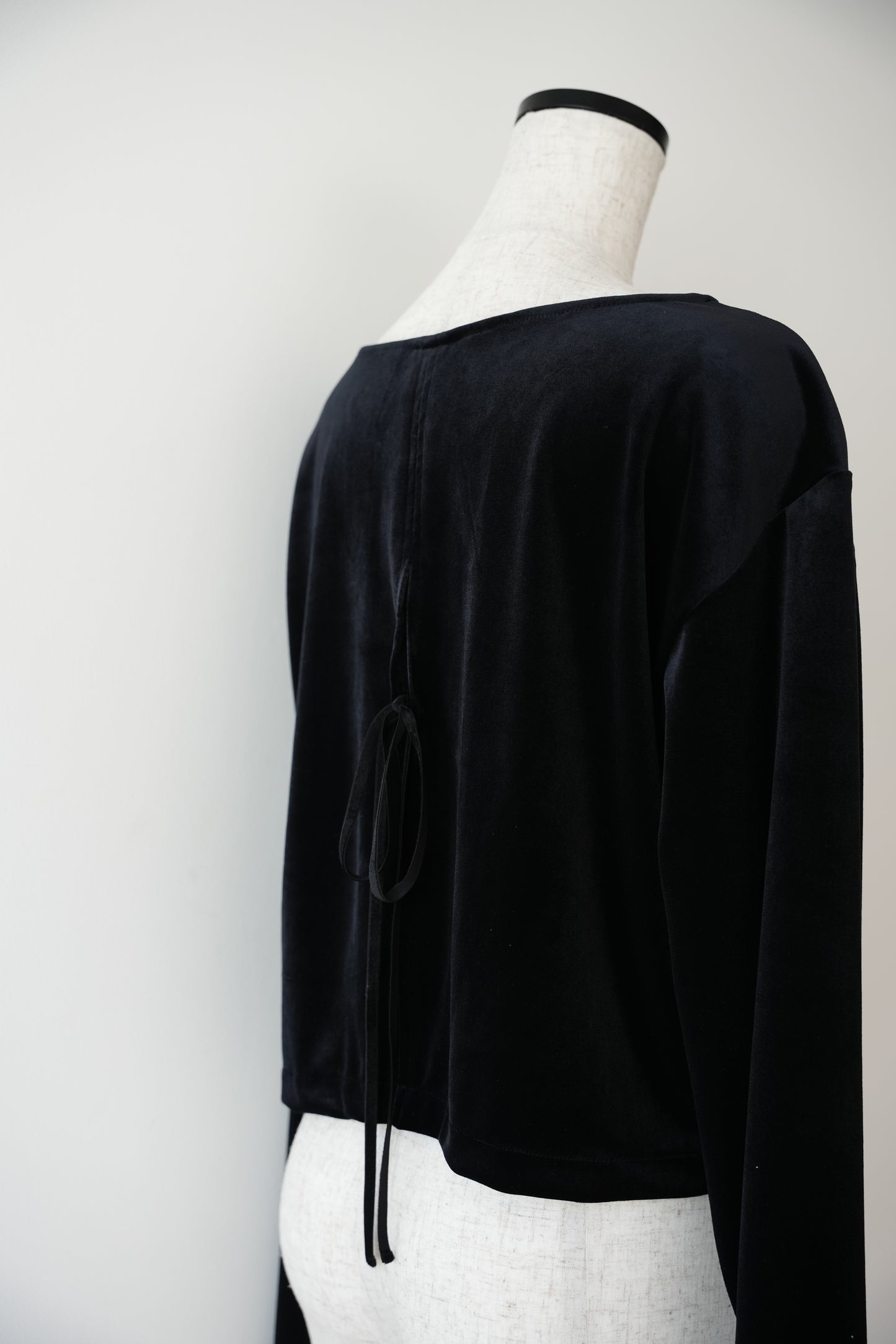 【予約】Konare velour tops (Black)