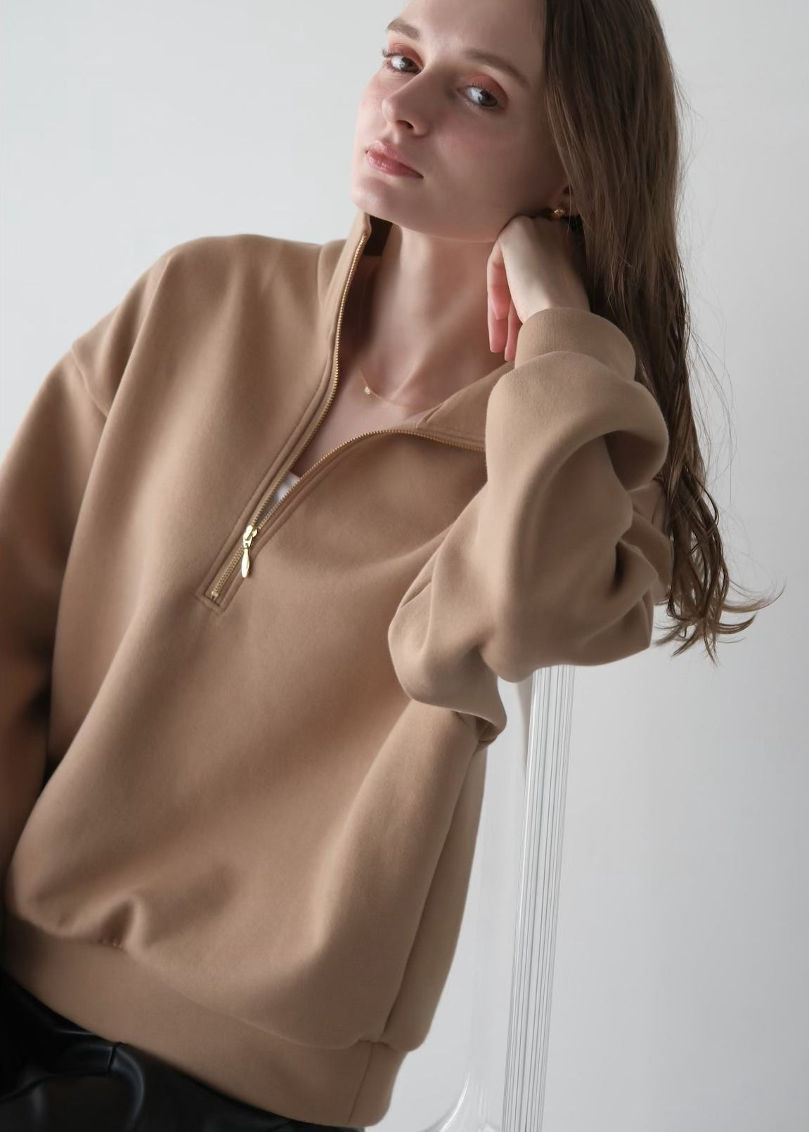 (Pre order) Rich half zip