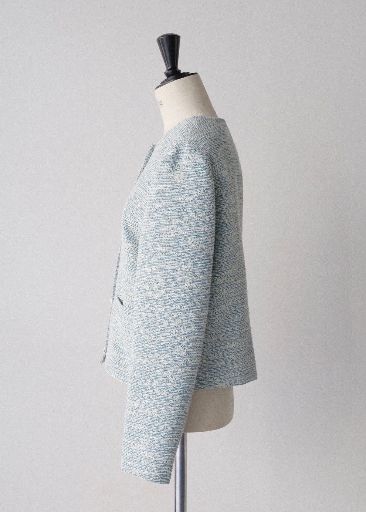 【即納】 CARLA Tweed jacket / Green