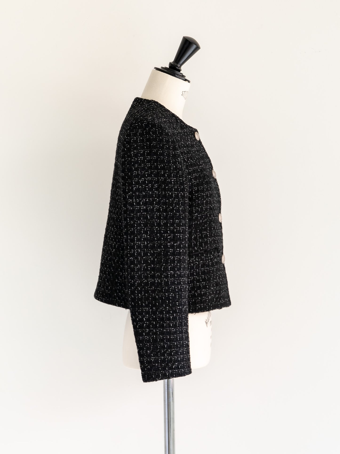 【予約】CARLA Tweed Jacket (Black)