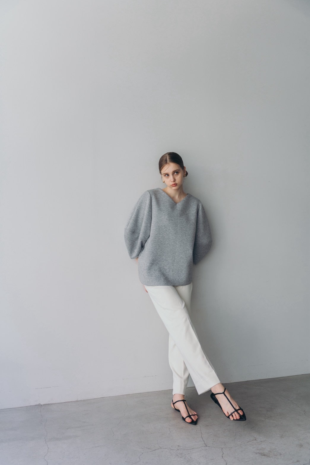 Lady puff tunic - Gray