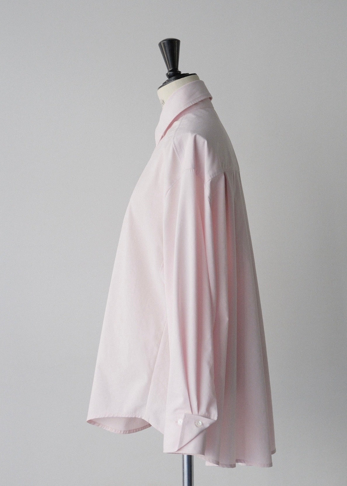 【2nd Pre order】撥水 2way silky over shirt / baby pink