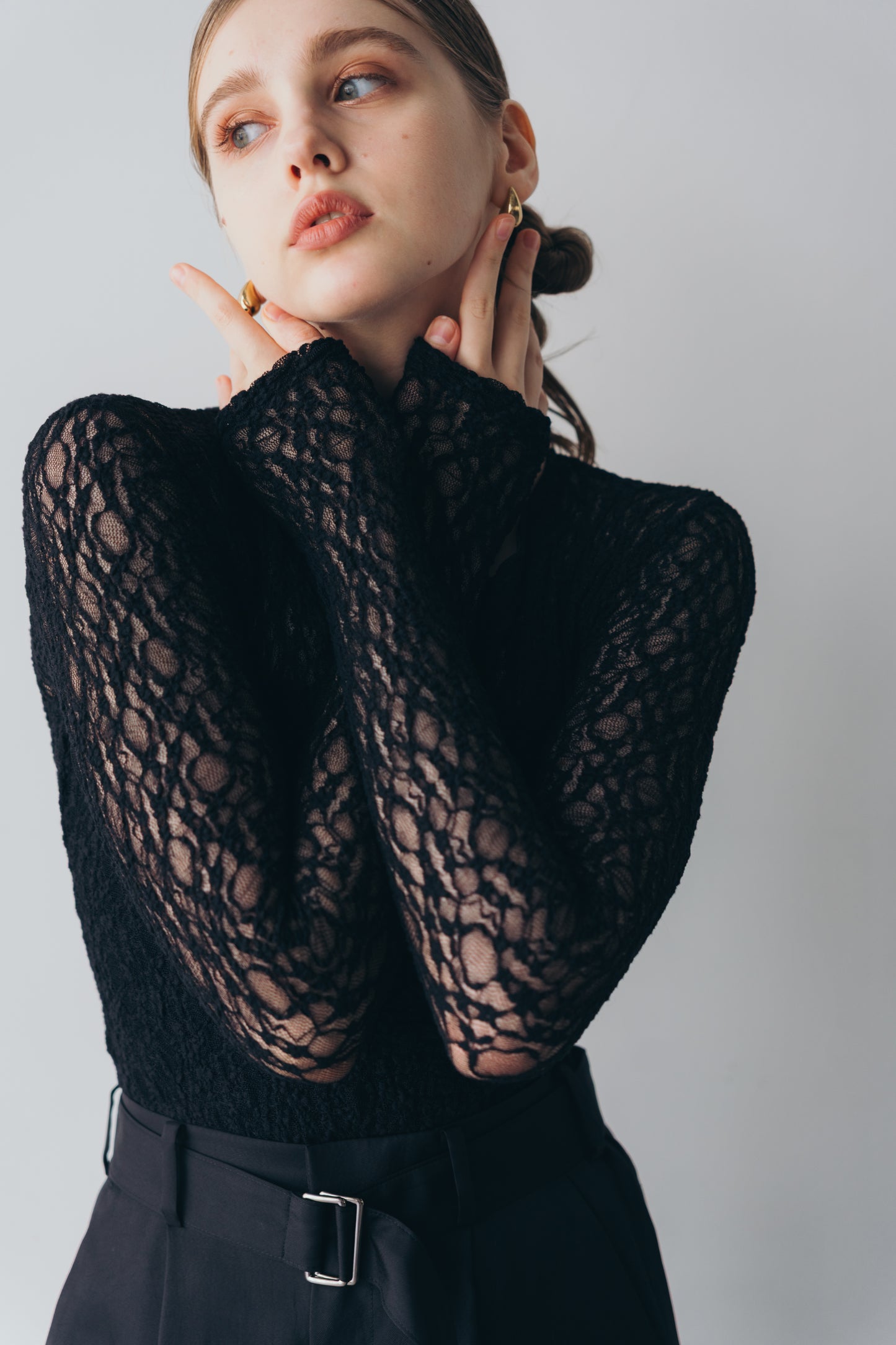 Lace body suit - Black