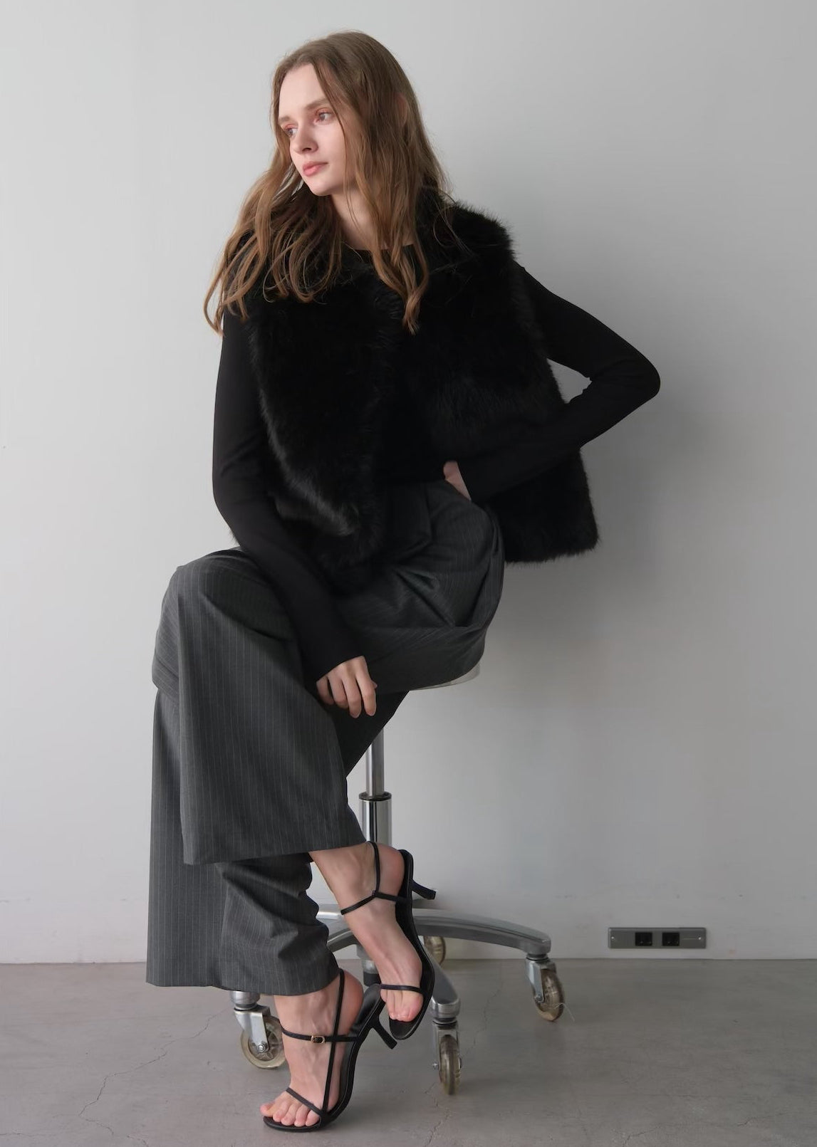 (Pre order) Tuck gather easy pants