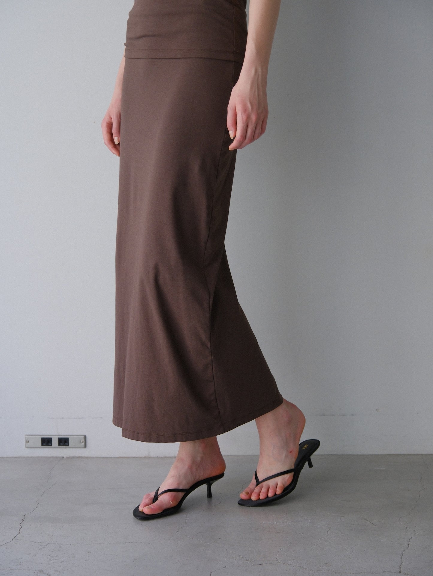 【coming soon】Lady cutsew 3piece -Brown