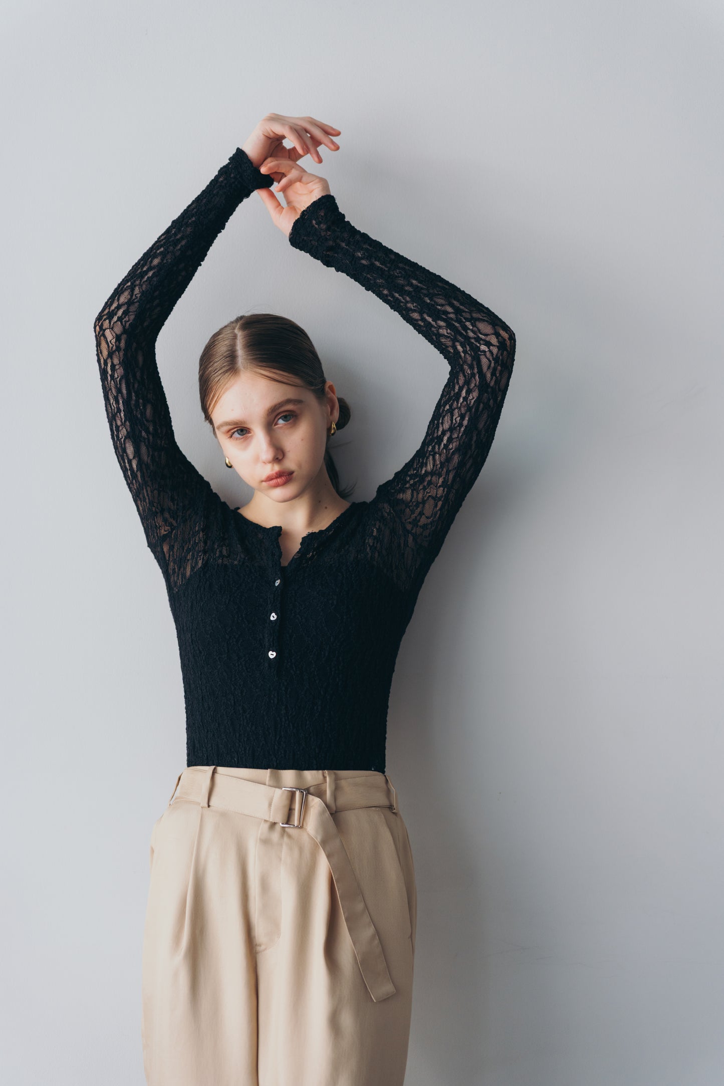 Lace body suit - Black