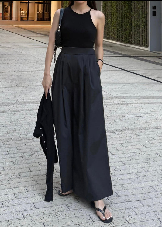 Easy 撥水 wide pants（Black）